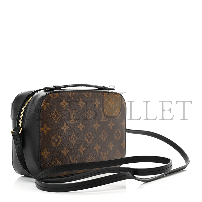 l0*is V*t0n monogram saintonge black m43555 (22*16*8cm)